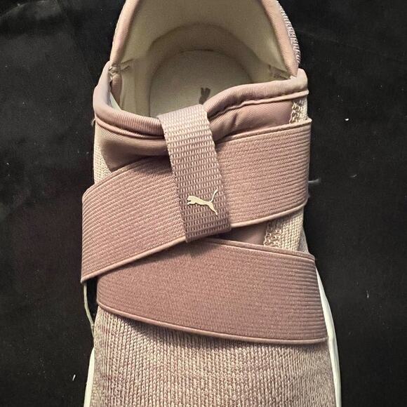 Puma sneakers athletic Soft Foam Optimal Comfort Slip on soft pink/mauve  Sz 7.5 - Picture 4 of 13